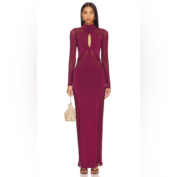 AFRM Dresses & Skirts - AFRM ~ Rosalia Maxi Dress in Fig